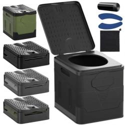 Toilette Portable Pliante pour Voyage Camping Urgence Voiture Plage Plein Air - LIVRAISON OFFERTE