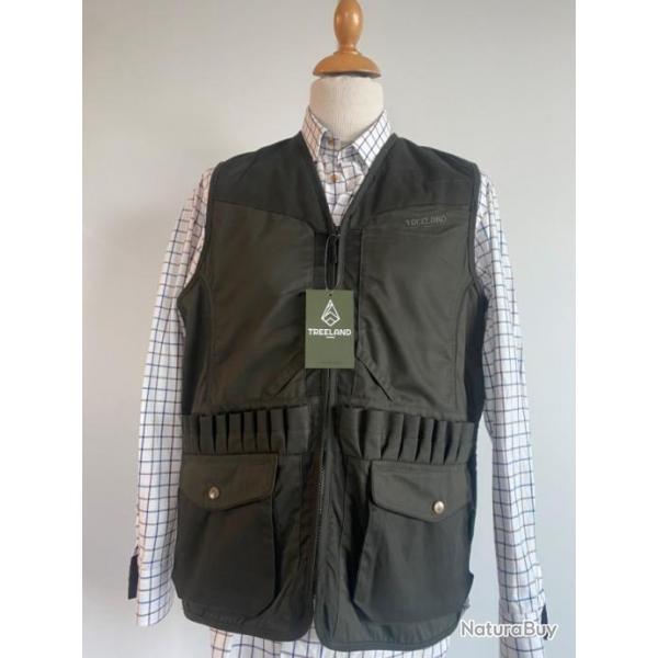 Gilet de chasse vert - TREELAND