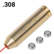 Accessoire Chasse Tir Sportif Cartouche Alignement Laser .308 Win - Viseur Point Rouge Précision Chasse Tir Cartouche Laser Chasse