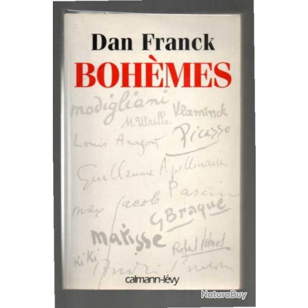 bohmes de dan franck artistes montmartre-montparnasse dbut xxe