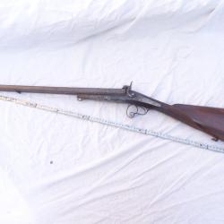 299 - lot magnifique  fusil de gaudcho  léopold bernard  canonnier attribué cadeau1872
