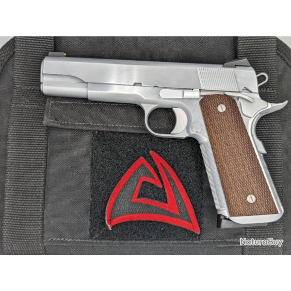 PISTOLET ALCHEMY CUSTOM WEAPONY 1911 PRIME ELITE CHROME 45 ACP 5 POUCES