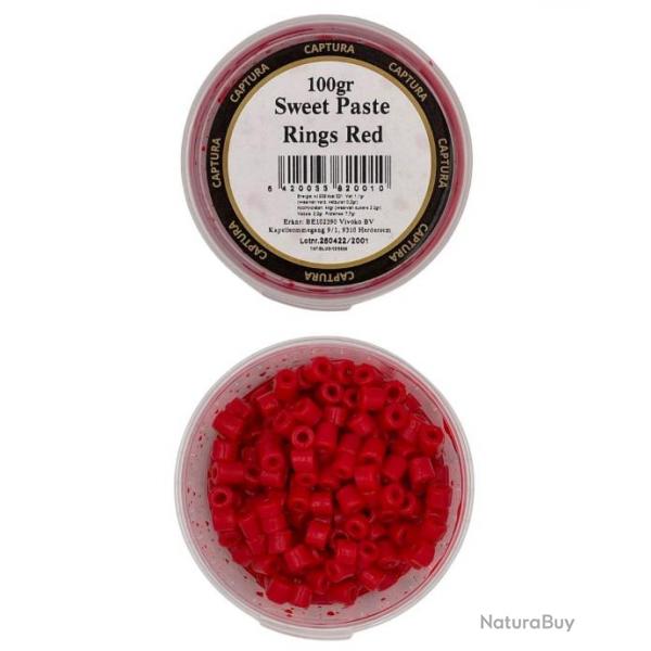 CAPTURA SWEET PASTE RINGS ROUGE 100GR CAPTURA