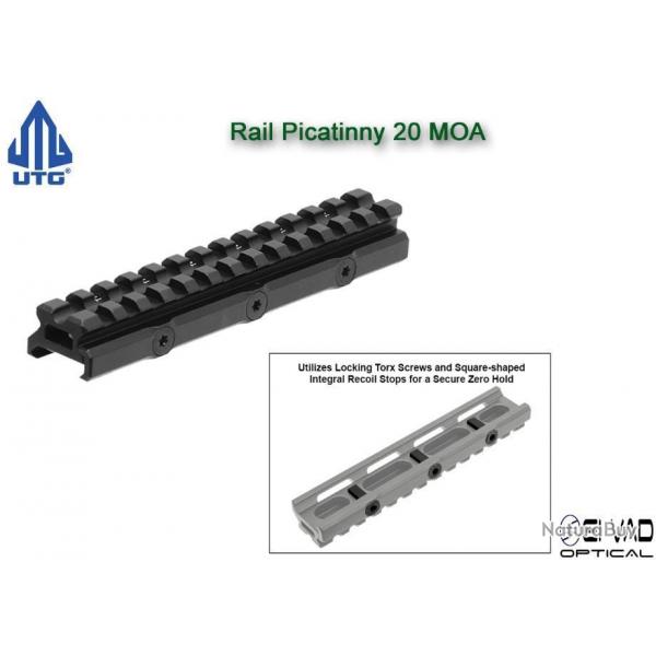 UTG - Rail Picatinny Rhausseur 20 MOA