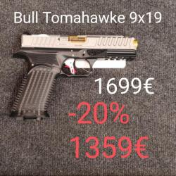 Bul AXE Tomahawk Silver 9x19 neuf // 1 seul en stock