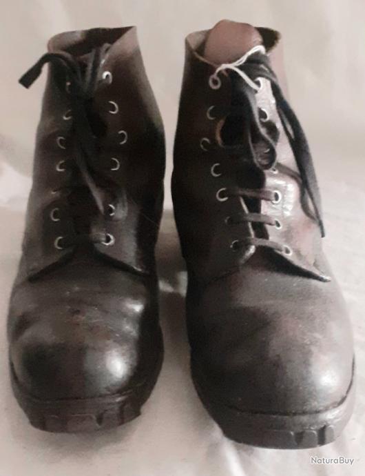 Brodequins Bottes De Saut Armee Francaise Paire De Brodequin
