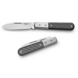 CK0111.CF Couteau pliant Lionsteel "Roundhead Barlow" carbone