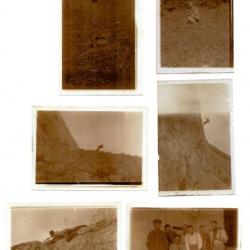 Lot photos anciennes. Lot de 6 photos alpinistes, vers 1880/1900.