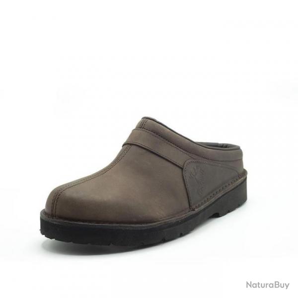 Sabot Stagunt Aigual Cuir - Marron