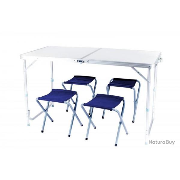 Table Valise avec 4 Siges