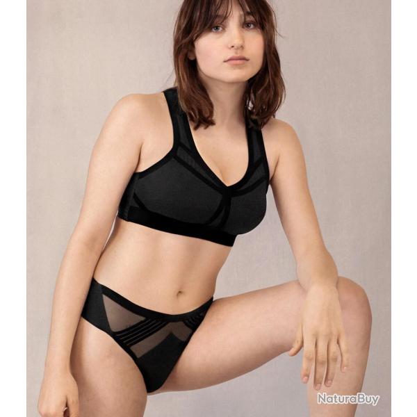 Brassire de Sport Femme HASTKO BRA N38 Noir