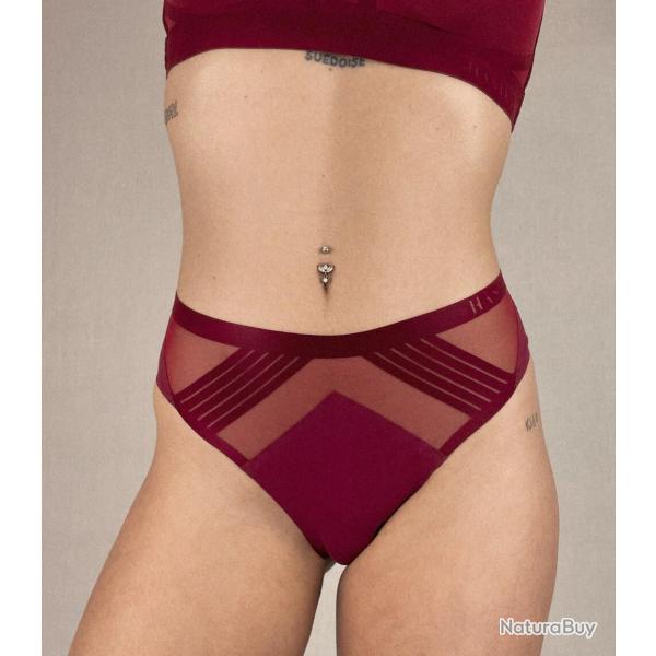 Tanga de Sport Femme HASTKO "N23" Taille 1 (34/36/38) Bordeaux