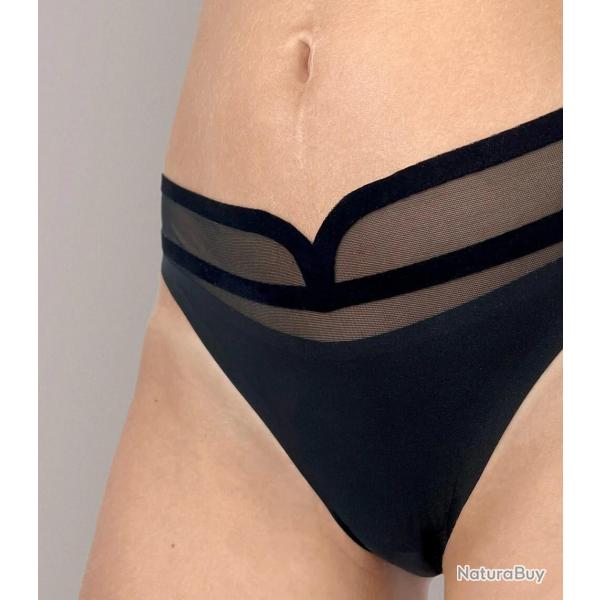 String de Sport Femme Hastko "N19" Taille 2 (38/40/42) Noir