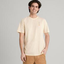 RIDE THE RIVER MENS ORGANIC COTON SS TEE Beige
