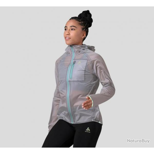 Veste Lgre Impermable Dual Dry PK Waterproof Jacket Odlo Gris