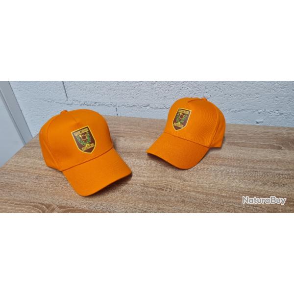 Casquette Garde Chasse Particulier Orange