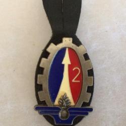 FRANCE MATÉRIEL Insigne 2° Régiment du Matériel