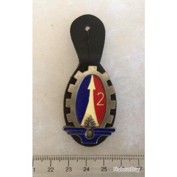 FRANCE MATRIEL Insigne 2 Rgiment du Matriel