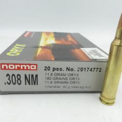 NORMA 308 NORMA MAGNUM ORYX 180GRS X20