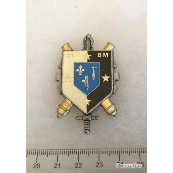 FRANCE MATRIEL Insigne  21 B.M, Bataillon du Matriel