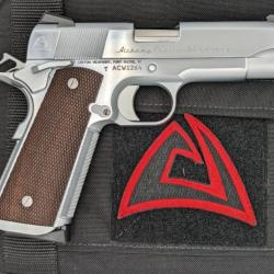 PISTOLET ALCHEMY CUSTOM WEAPONY 1911 PRIME ELITE COMMANDER CHROME 45 ACP 4,25"