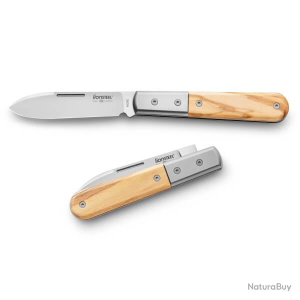 CK0111.UL Couteau pliant Lionsteel "Roundhead Barlow" olivier