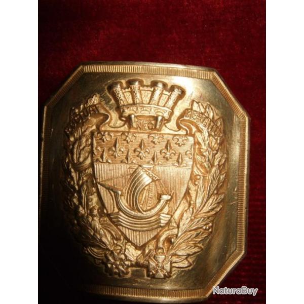 Plaque de ceinturon de la GRP .LOT N7.( collection ) .