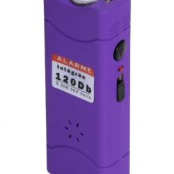 Shocker électrique  Violet  lampe + alarme de 5 000 000 Volts   (Type Taser)
