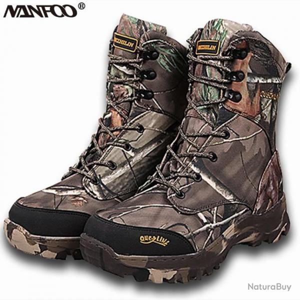 Bottes de Chasse Camouflage Tactique