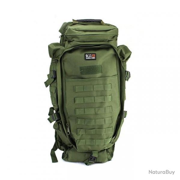 Sac a Dos Tactique 70L Couleur VERT