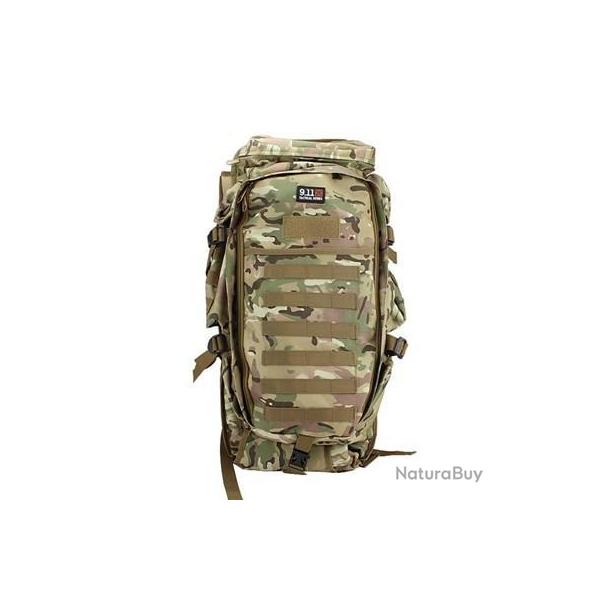 Sac a Dos Tactique 70L Couleur CAMOUFLAGE