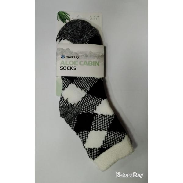 Chaussette d'Intrieur Aloe Vera YAKTRAX "CABIN SOCKS"