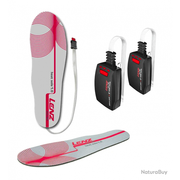 Semelles Chauffantes 1.0 + Batteries Gris