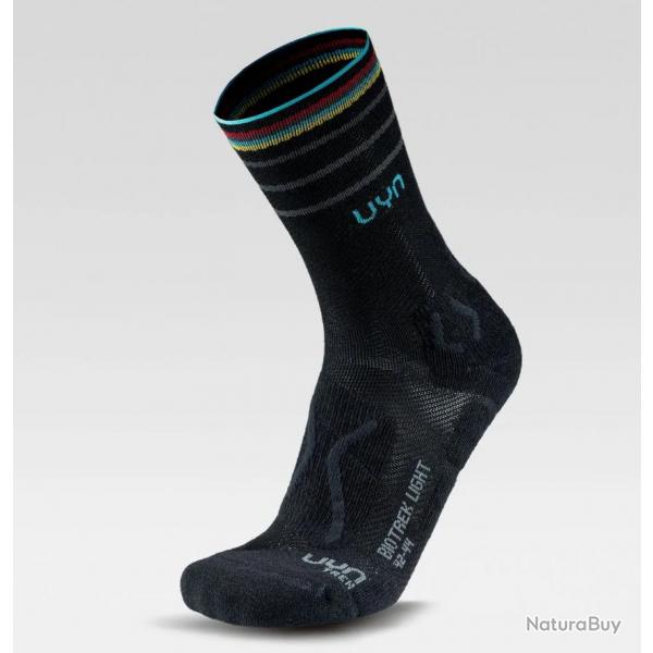 Chaussette de Randonne UYN "MAN BIOTREK LIGHT SOCKS" 42 - 44 Noir