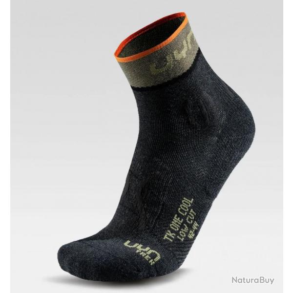 Chaussette de Randonne UYN "TREKKING ONE COOL LOW SOCK MAN" 39 - 41 Gris