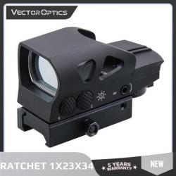 Vector Optics Ratchet 1X23X34 RED DOT SIGHT