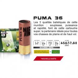 Cartouches Puma 36 Cal.12/70 36grs - MARY ARM 6