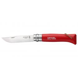 Couteau Baroudeur N°8 Manche Rouge - OPINEL