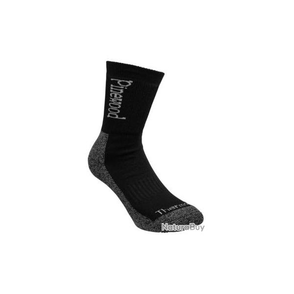 Chaussettes Thermolite Noires - PINEWOOD 43/45