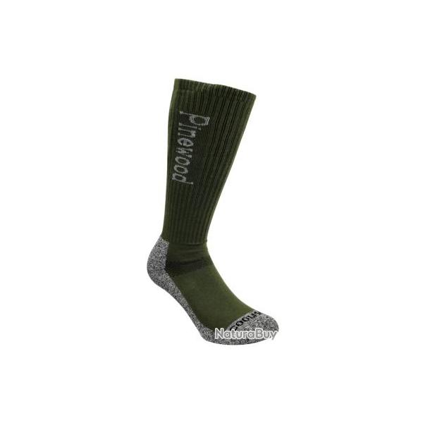 Chaussettes Hautes Coolmax Vertes - PINEWOOD 46/48