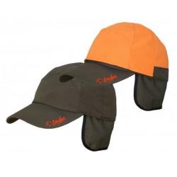 Casquette Imperméable Et Réversible A Oreilles Vert/Orange - BENISPORT