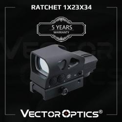 Vector Optics chasse 1x23x34, lunette de visée à points rouge et vert