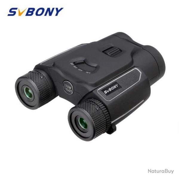 SVBONY SV203 JUMELLES 8-16x25 HD ZOOM PUISSANT