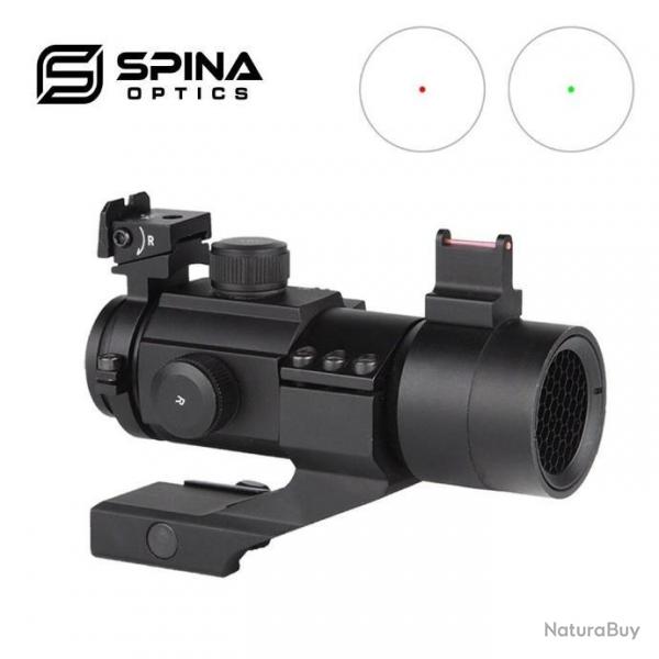 Spina optics lunette de vise 1X30 fibre optique porte vue rouge vert point vue