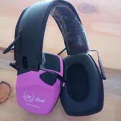 CASQUE DE TIR ELECTRONIQUE RC ROSE / PINK