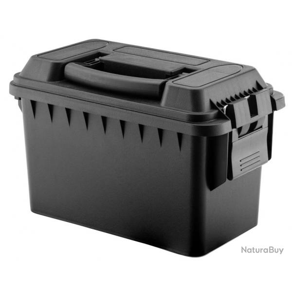 CAISSE MUNITION POLYMERE NOIR DIM INT. 30X16X17.5CM