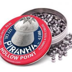 PLOMBS PIRANHA HOLLOW POINT 10.5GR C4.5 X400