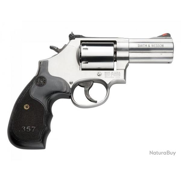 REVOLVER SMITH & WESSON 686 3" 357MAG CROSSE BOIS 7CPS