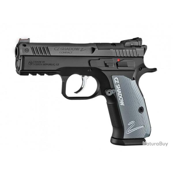 PISTOLET CZ SHADOW II COMPACT READY OPTIC CAL 9x19