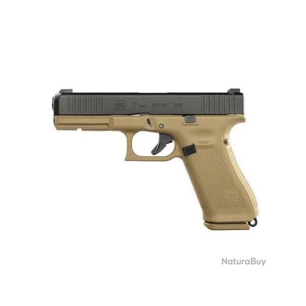 PISTOLET GLOCK 17 GEN5 FS COYOTE ARMEE FRANCAISE CAL.9X19